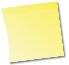 sticky note