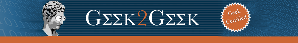 Geek2Geek logo
